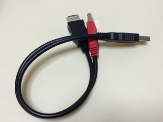 USB Y 字ケーブル