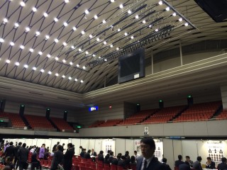 今日は商談会へ参加