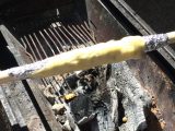 後輩家族達との BBQ