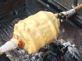 後輩家族達との BBQ