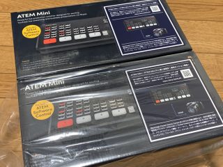 ATEM Mini 届く !!