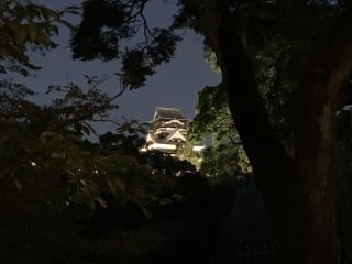 夜の熊本城へ ～熊本遠征 その 4 ～