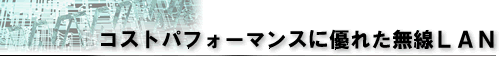 �R�X�g�p�t�H�[�}���X�ɗD�ꂽ����LAN